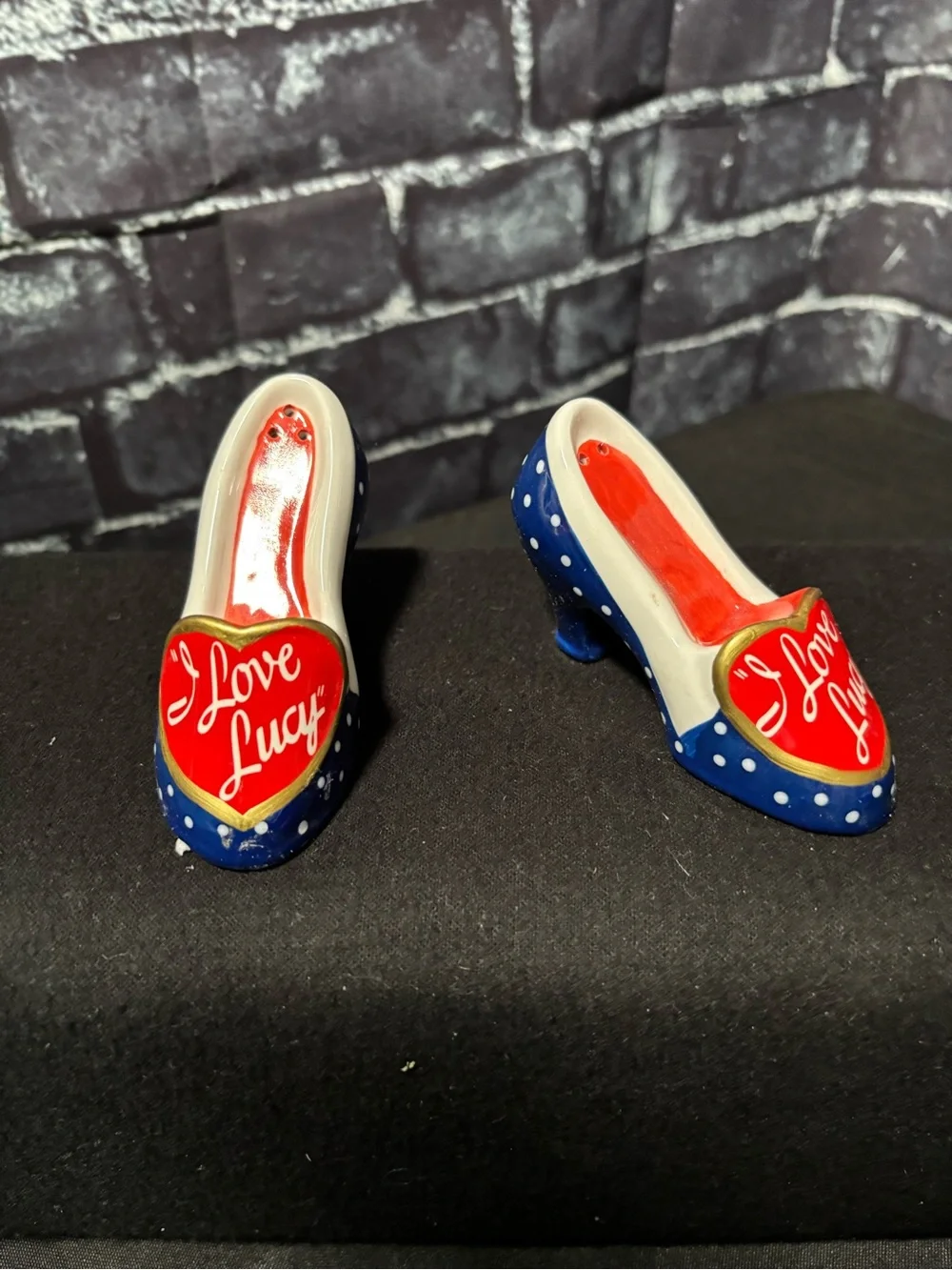 I Love Lucy Vintage High Heel Ceramic Salt & Pepper Set Vandor